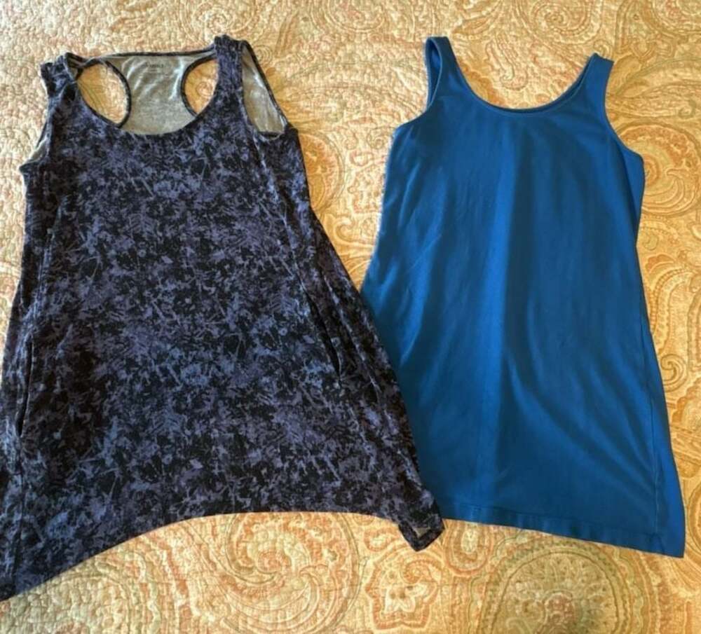 GUC set of two Soma Cotton Spandex Sleeveless Tank Tops, size small